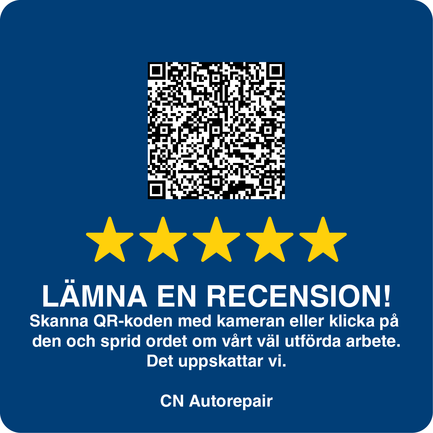 Lämna recension på CN Autorepair